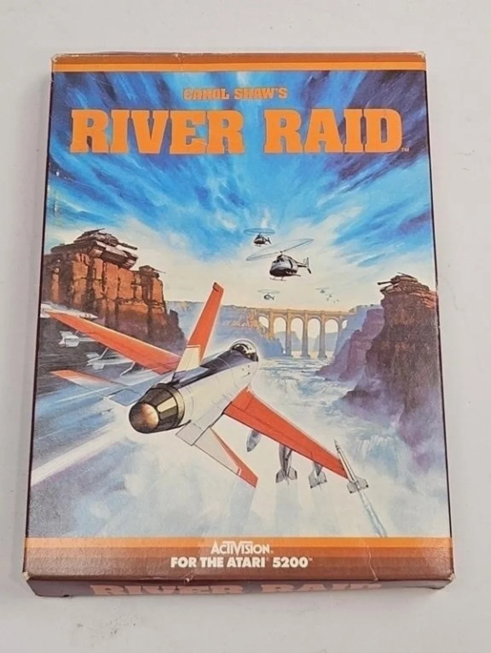Activision River Raid for Atari 5200 Complete in Box 1982 Vintage Video Game